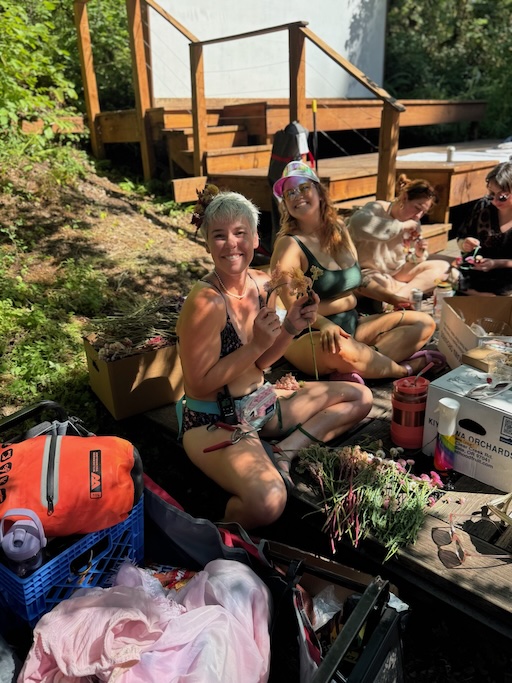 flower crown making workshop